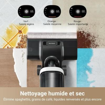 Aspirateur Balai DREAME H14 Pro - Nettoyage et Séchage Rapides