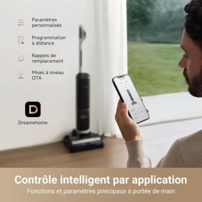 Aspirateur Balai DREAME H14 Pro - Nettoyage et Séchage Rapides