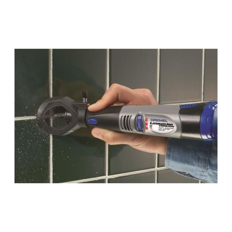 Kit déjointage 568 DREMEL - guide de profondeur - fraise 1,3mm