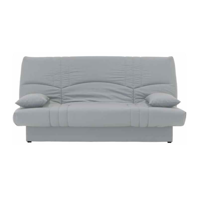 Banquette clic clac 3 places gris clair - Style Contemporain - DREAM