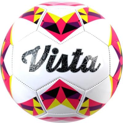 Ballon football DUARIG Vista Jaune et rose T5