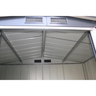 Abri de jardin en métal 4,77m2 - DURAMAX - Gris anthracite