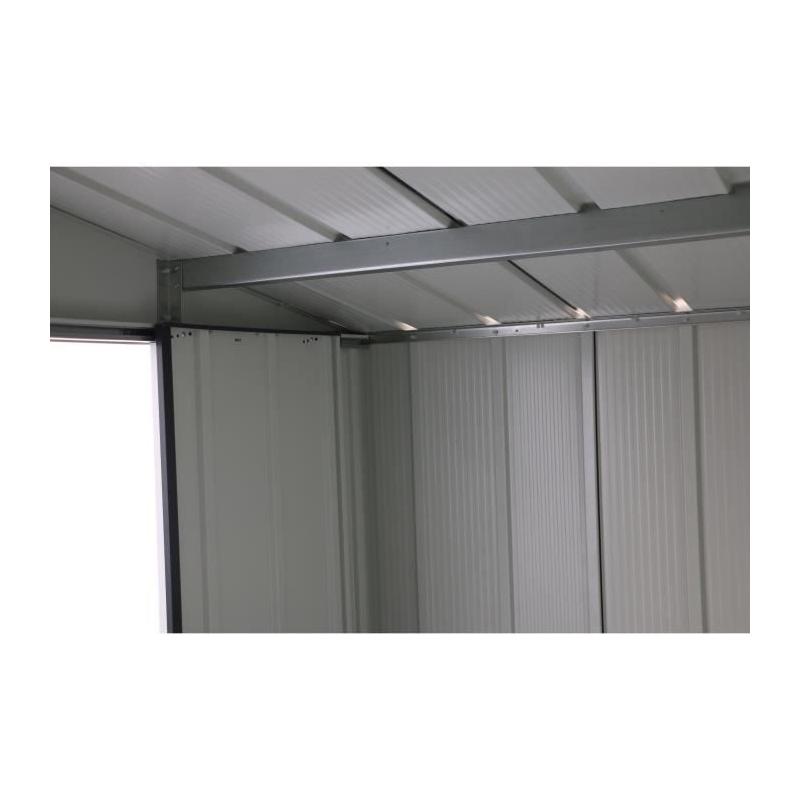 Abri de jardin en métal 4,77m2 - DURAMAX - Gris anthracite