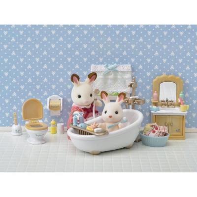 Découvrez le set salle de bain de Sylvanian Families