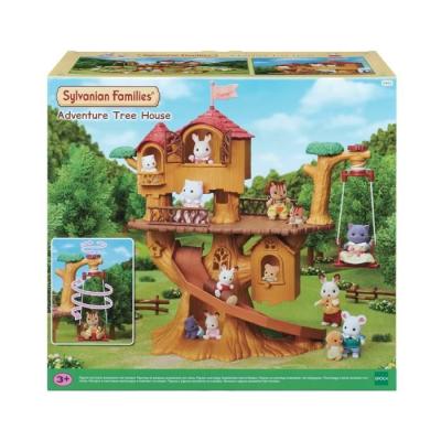 Cabane dans les arbres Sylvanian Families : vacances avec balançoire et toboggan