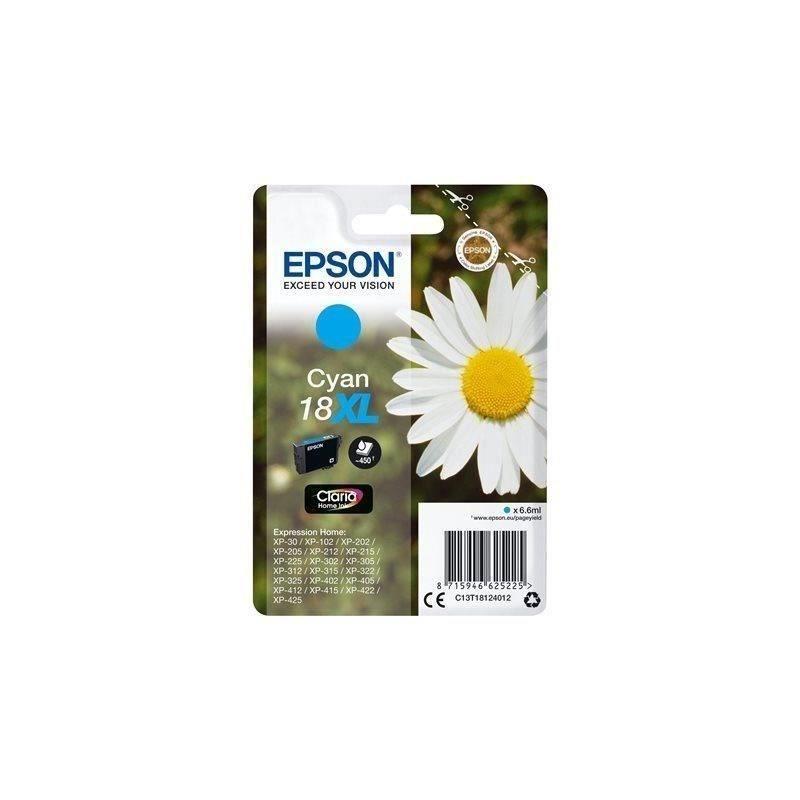 Cartouche d'encre EPSON T1812 XL Cyan - Pâquerette pour une impression éclatante