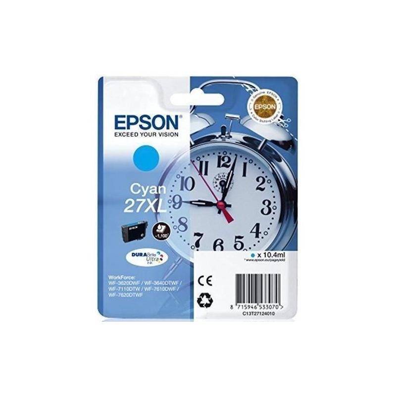 Cartouche d'encre EPSON T2702 Cyan - Couleurs vives (C13T27024012)