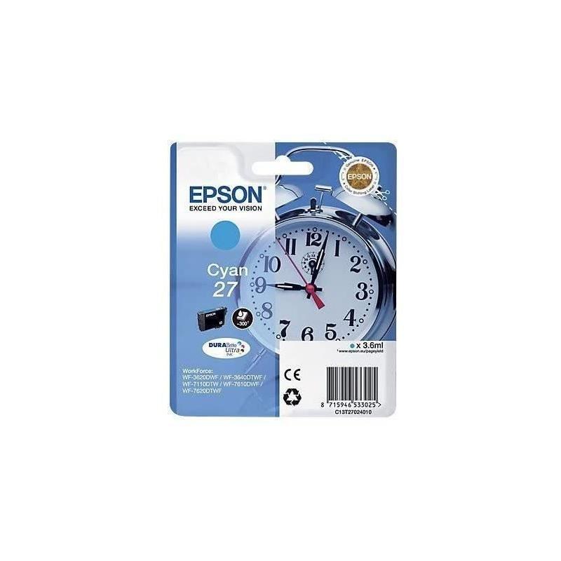 Cartouche d'encre EPSON T2702 Cyan - Couleurs vives (C13T27024012)