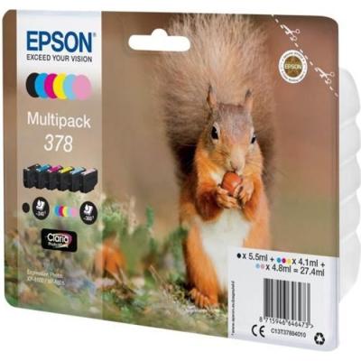 Pack d'encre EPSON Multipack 378 - Couleurs vives et précises