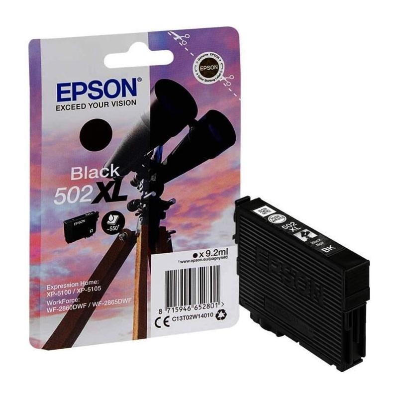 Cartouche d'encre EPSON 502 XL Noir - Qualité Jumelles