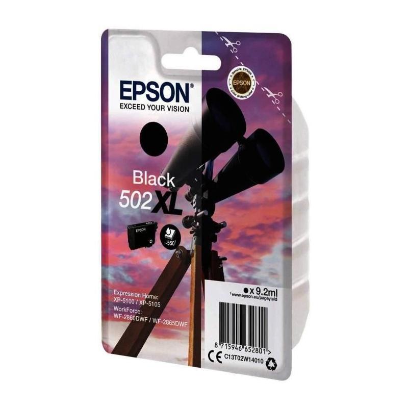 Cartouche d'encre EPSON 502 XL Noir - Qualité Jumelles