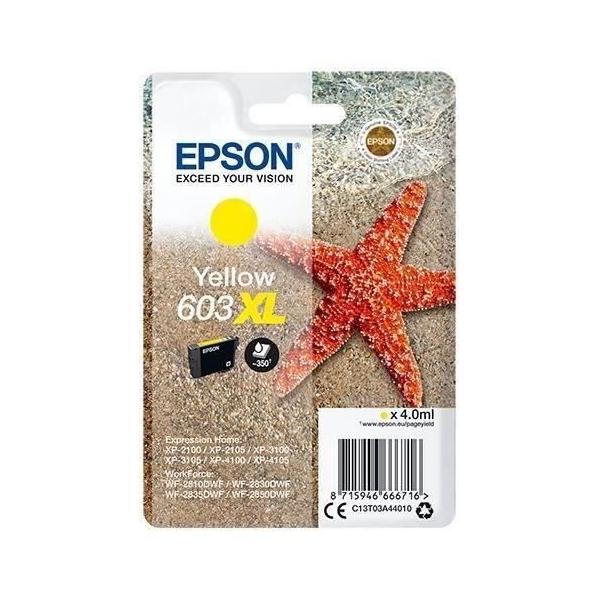 Cartouche d'encre 603 XL Jaune - Epson - Etoile de mer (C13T03A44010) - Faible coût et fiabilité