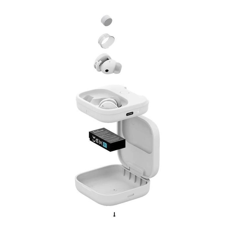 Découvrez les Fairbuds True Wireless Earbuds pour un son Premium - Blanc