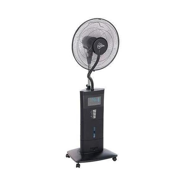 YELLOWSTONE - Ventilateur brumisateur sur pied Ø40cm 100W noir