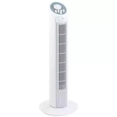 Ventilateur colonne DAKOTA H74cm 50W blanc - Fraîcheur garantie