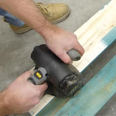 Rénovateur compact 420W avec brosse lamelles abrasives Ø80mm