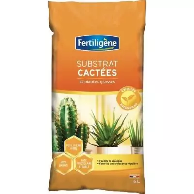 Terreau cactées 6L pour une croissance optimale
