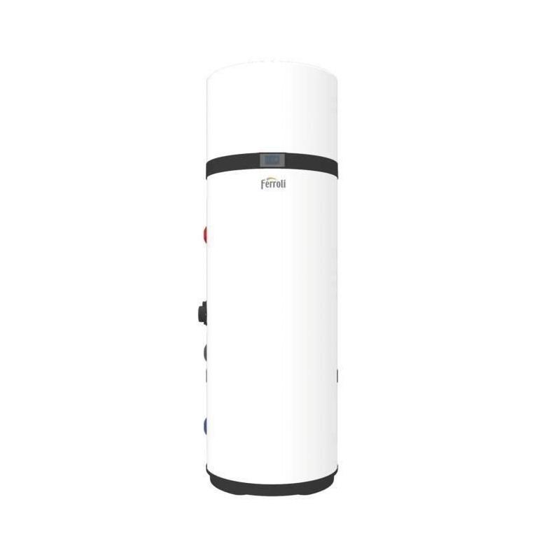Chauffe-eau thermodynamique vertical 260L Ferroli EGEA - Anode Magnésium - Classe énergétique A+