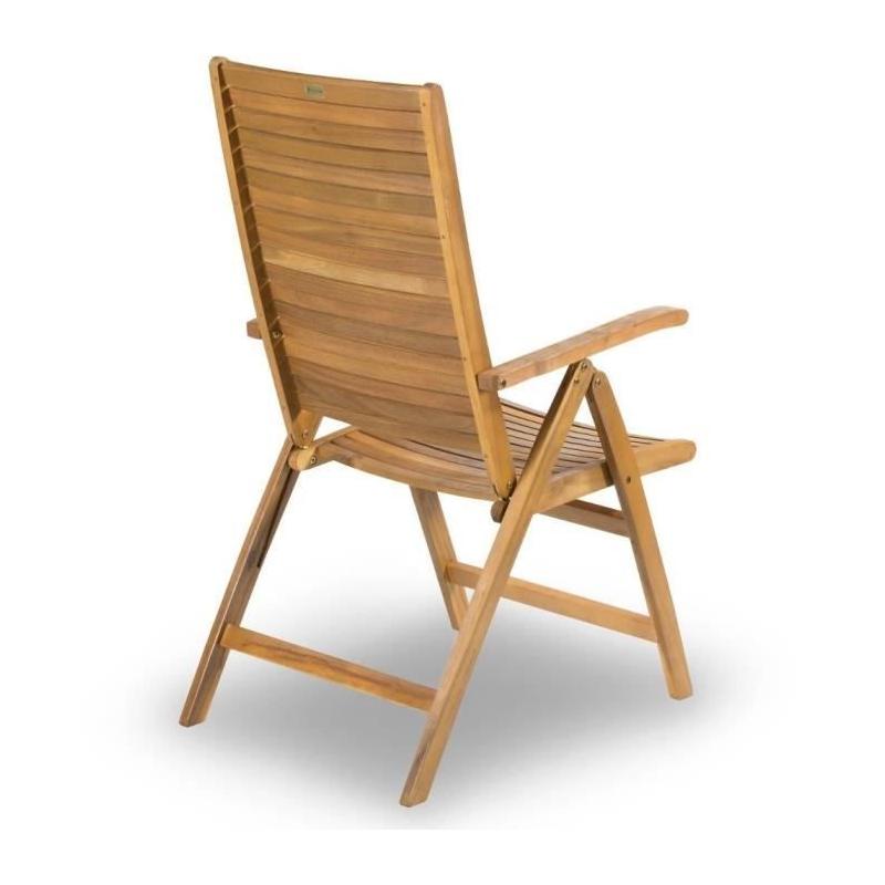Chaise de jardin réglable pour un confort optimal