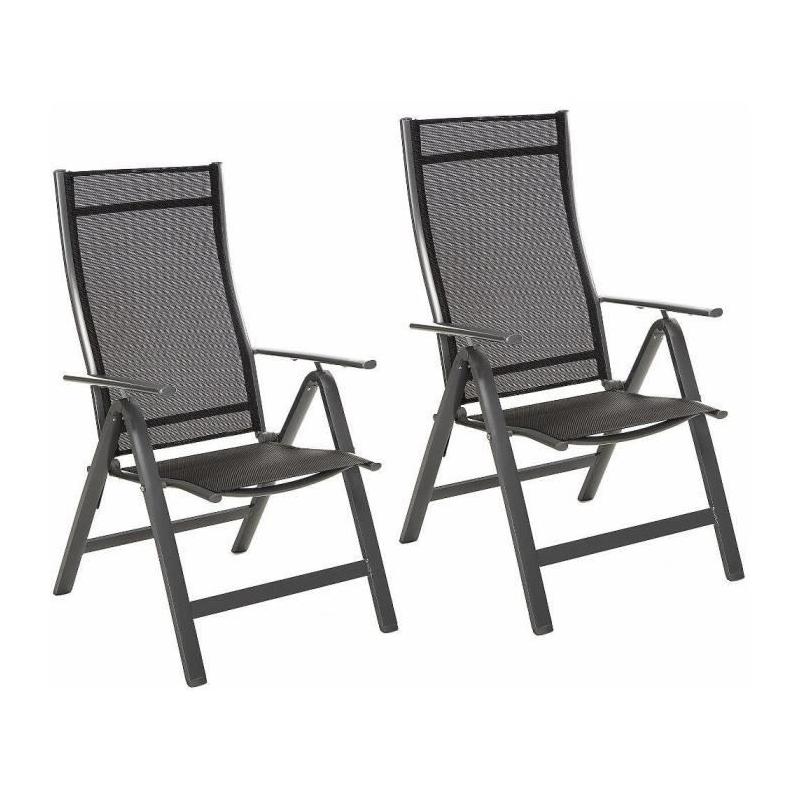 Chaise de jardin 2pcs élégantes - Fieldmann - FDZN 5018