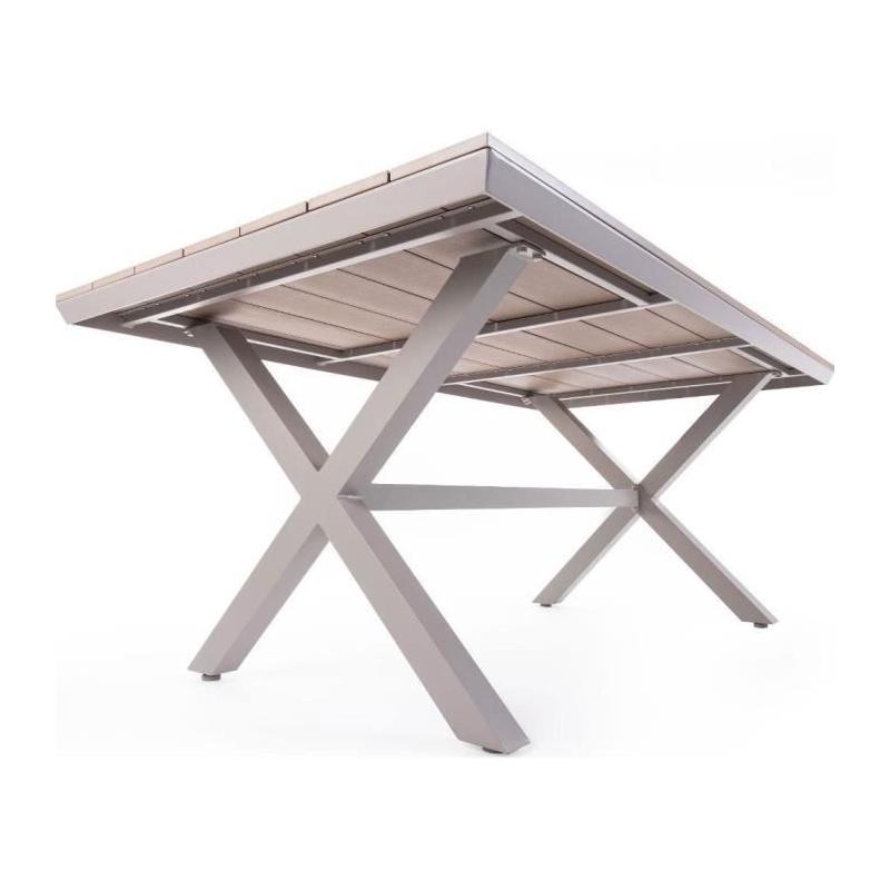 Table de jardin en aluminium - Fieldmann - FDZN 5057