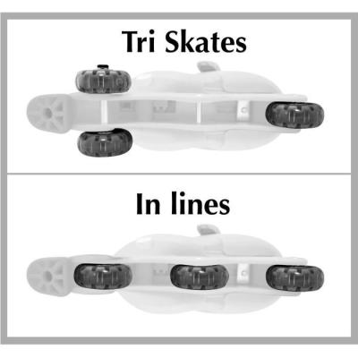 Patins en Ligne 2 en 1 Fille Taille 27-30 - SKIDS CONTROL