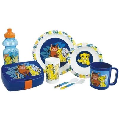 Lot Vaisselle Disney Le Roi Lion - FUN HOUSE - Ensemble Repas Complet