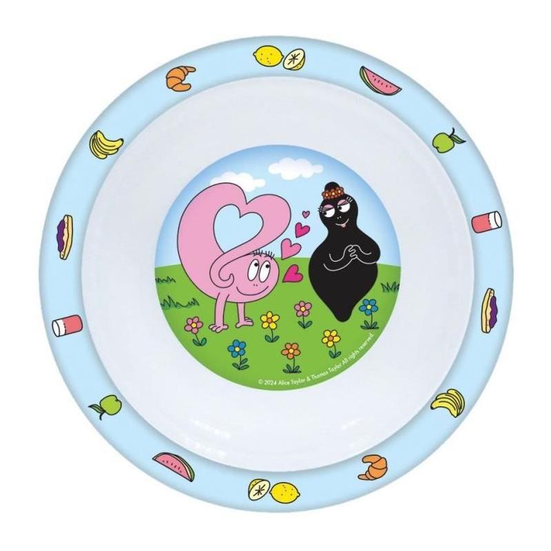 Lot vaisselle BARBAPAPA FUN HOUSE - Pour des repas colorés!