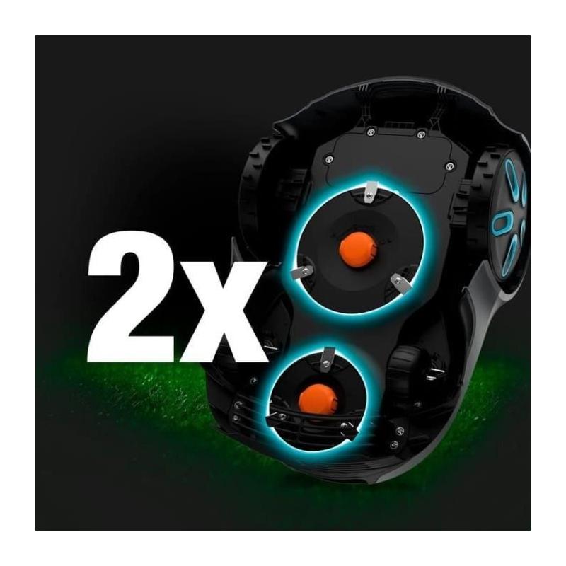 Tondeuse robot GARDENA Smart SILENO Free 1500 - Sans câbles - 1500m²