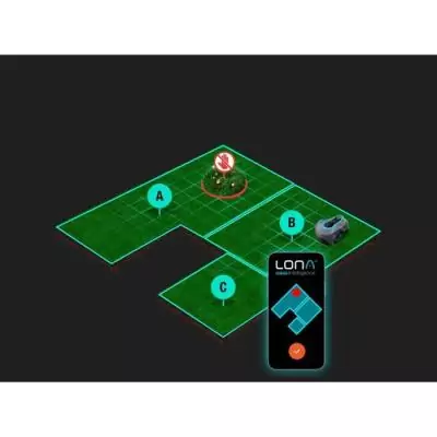 Tondeuse robot GARDENA Smart SILENO Free 1500 - Sans câbles - 1500m²