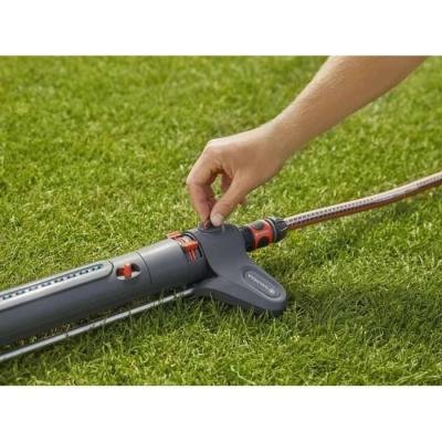 Arroseur oscillant GARDENA AquaZoom L - 350m² - 21m - Résistant UV et gel