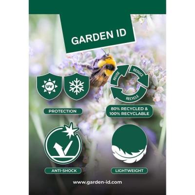 Pot de fleurs Garden ID Fancy - 40 x 58 cm - Gris clair