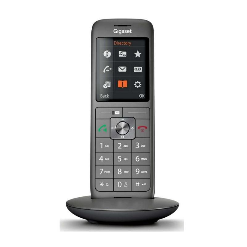 Téléphone Fixe sans fil - GIGASET CL 660 Duo Anthracite - Performant et élégant