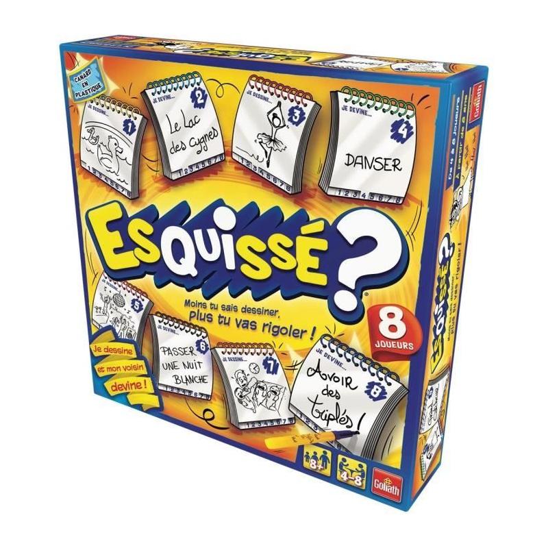 Jeu d'ambiance Esquissé 8 joueurs: dessinez et devinez vite!