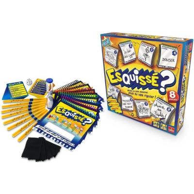 Jeu d'ambiance Esquissé 8 joueurs: dessinez et devinez vite!