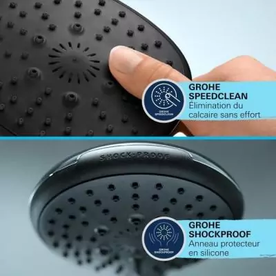 Ensemble de douche GROHE Vitalio Comfort 110 - Sélection facile et économie