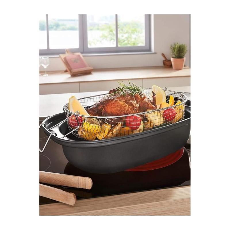 Cocotte arôme avec panier friture GSW 4 L 32 cm