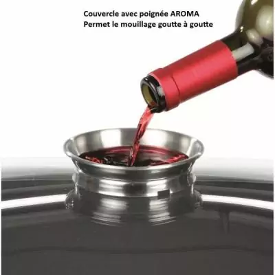 Cocotte arôme avec panier friture GSW 4 L 32 cm