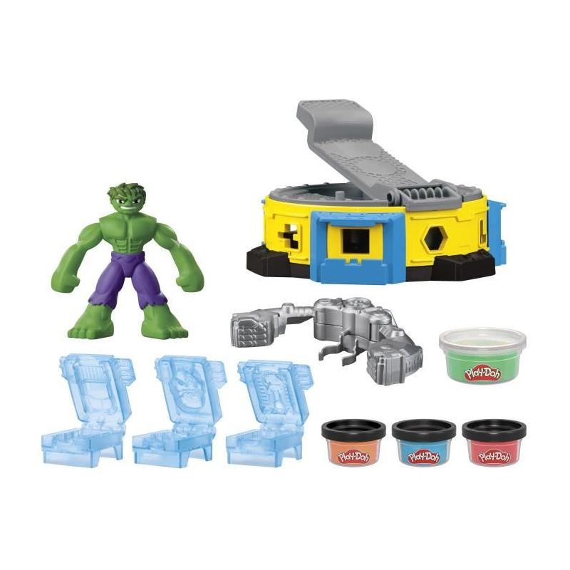 Coffret Play-Doh Hulk Écrase tout - Pâte à modeler Marvel