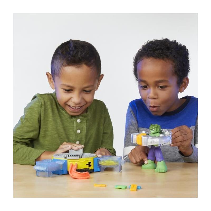 Coffret Play-Doh Hulk Écrase tout - Pâte à modeler Marvel