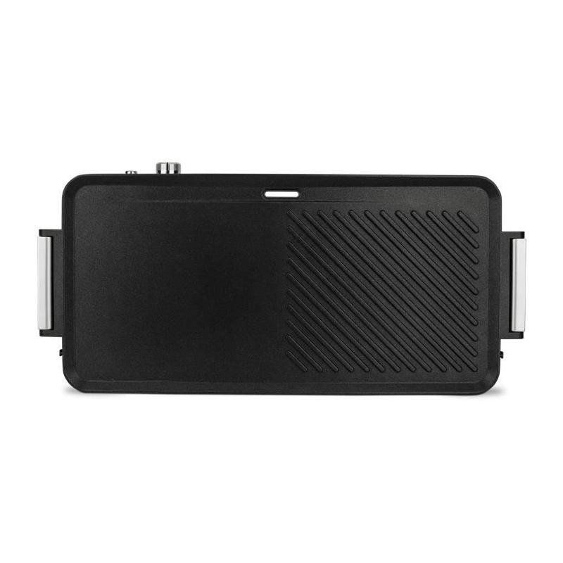 Plancha électrique double zone 50x25cm - Puissance 1800W