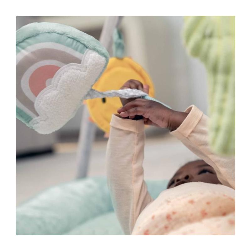 Tapis d'éveil bébé Calm Spring avec 6 jouets sensoriels