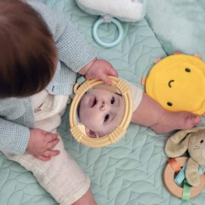 Tapis d'éveil bébé Calm Spring avec 6 jouets sensoriels