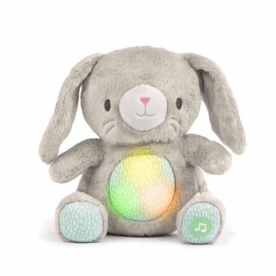 Doudou lapin Sylvi: peluche musicale et lumineuse pour bébé