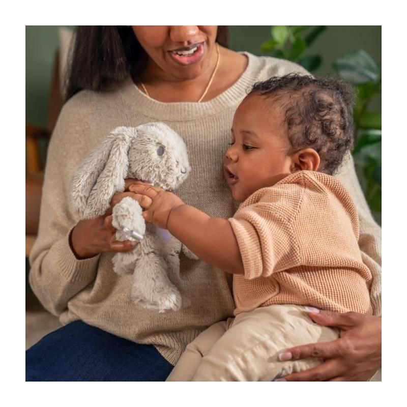 Veilleuse musicale et apaisante pour bébé - Doudou lapin Sylvie