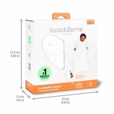 Gigoteuse d'Emmaillotage Pluie d'étoiles - TOG 2.5 - Oeko-Tex - 3 à 18 mois