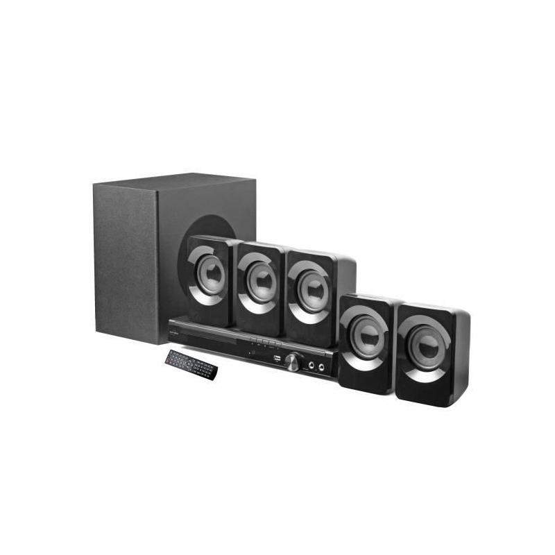 Système Home cinéma 5.1 INOVALLEY avec caisson de basse Bluetooth et lecteur DVD