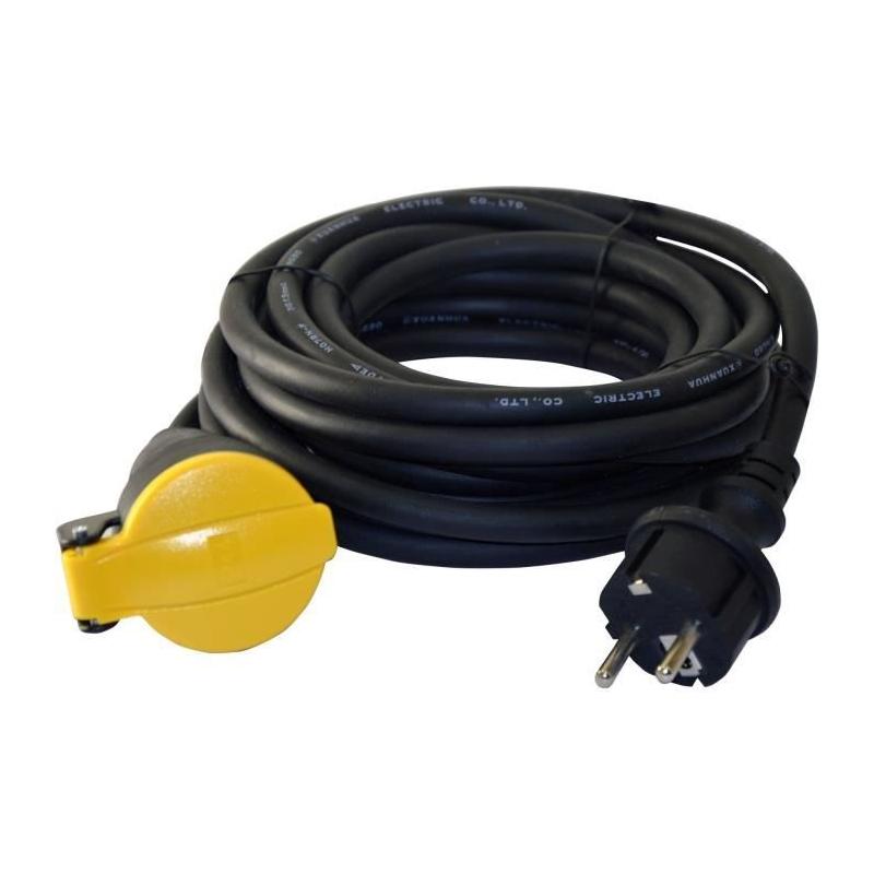 Allonge électrique 5m - I-Watts I-RA073G15-5M - RALLONGE