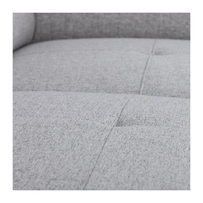 Canapé d'angle convertible réversible KELIO - Anthracite/Gris - 4/5 places