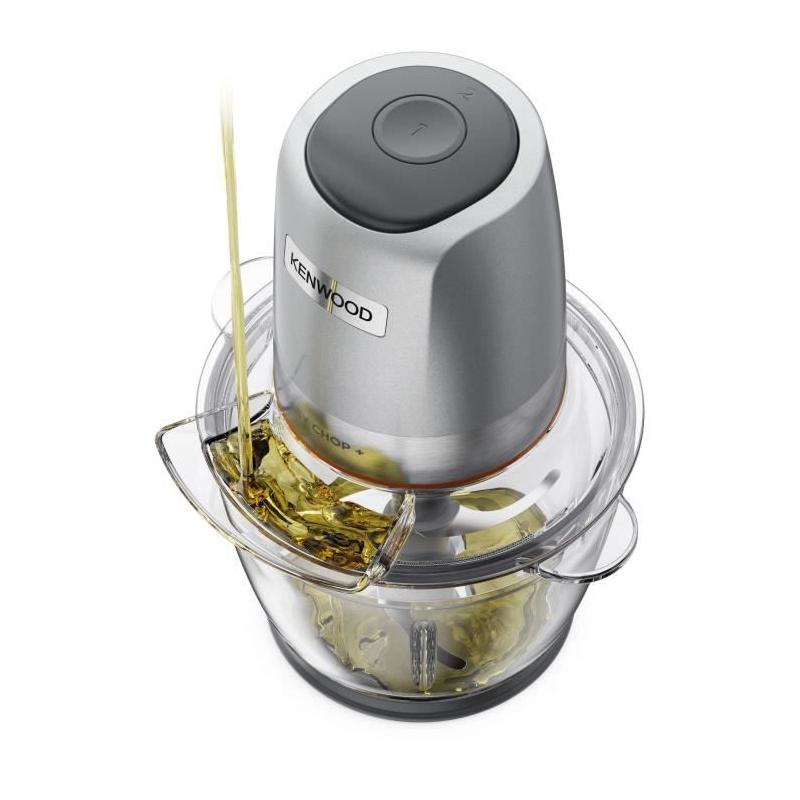 Mini-hachoir KENWOOD CHP62.400S Easy Chop+ - 4 lames inox - 600 ML - 2 vitesses